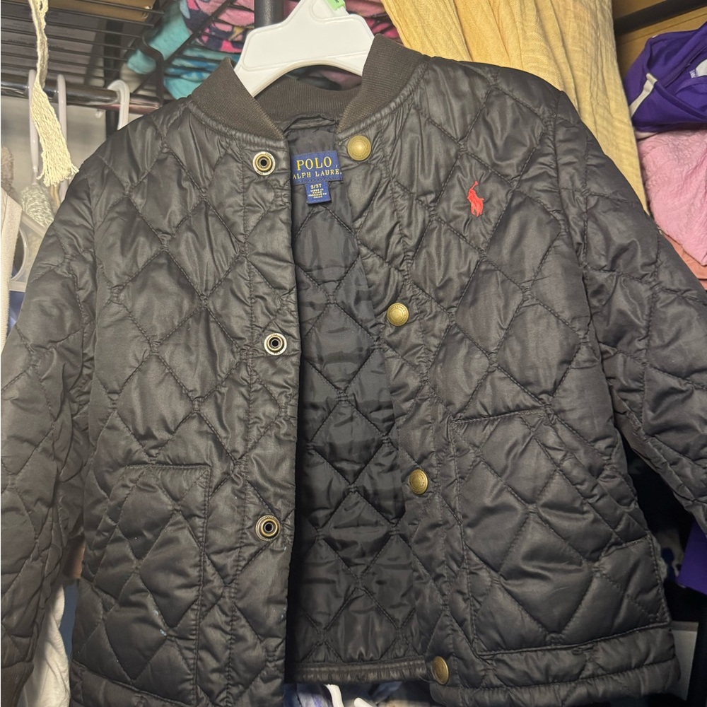 Ralph Lauren Polo Black Quilted Jacket